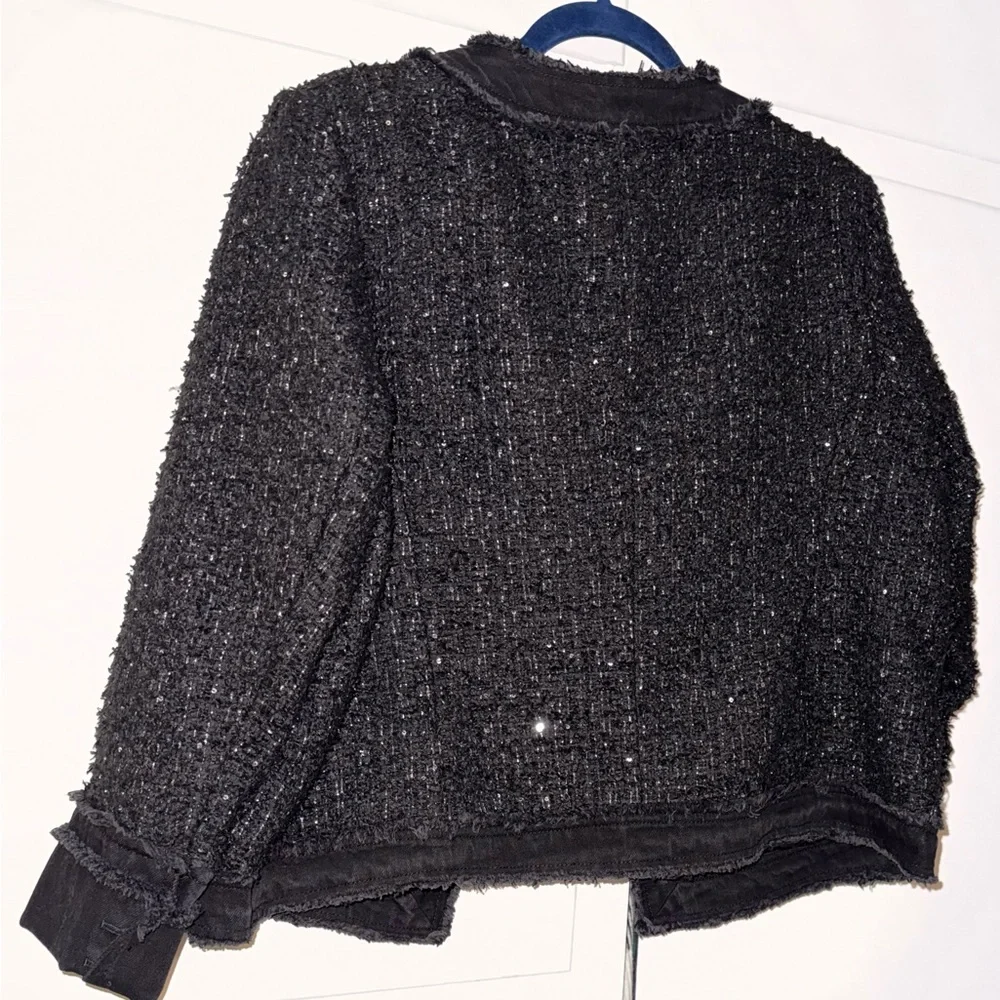 Nanette Lepore Black Tweed Blazer - Picture 11 of 15